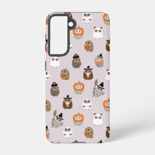 Coque Samsung Galaxy Adorable Chouette d'Halloween Motif