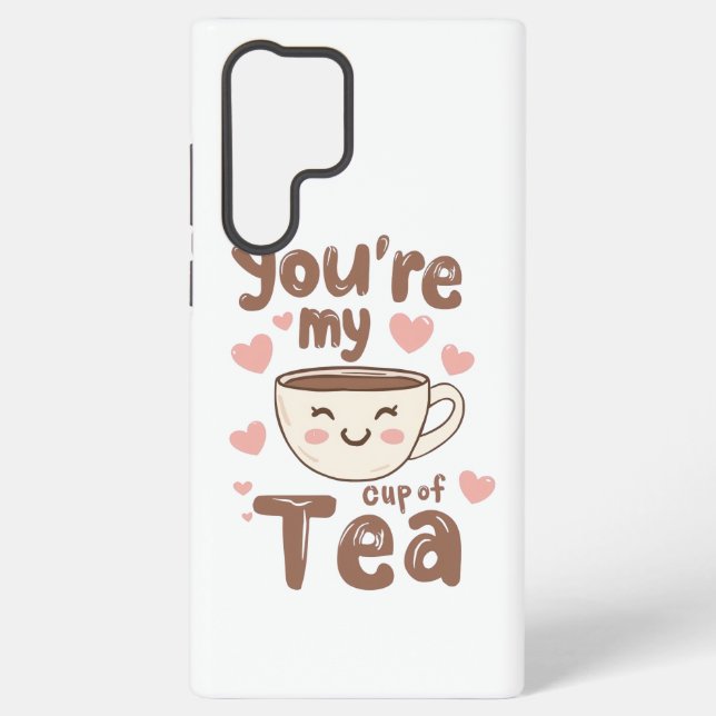 Coque Samsung Galaxy Adorable Kawaii Tea Cup of Love (Verso)