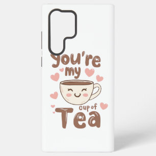 Coque Samsung Galaxy Adorable Tasse de Thé Kawaii d'Amour