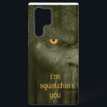 Coque Samsung Galaxy Affaire de téléphone<br><div class="desc">Cette conception montre un portrait de notre propre représentation de la créature puissante et illusoire connue sous le nom de Bigfoot ou Sasquatch, fièrement debout dans la forêt en regardant vers l'avant. Les bois de l'arrière - plan ont un bel effet flou. Pour ceux d'entre nous qui connaissent, croient, ou...</div>