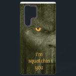Coque Samsung Galaxy Affaire de téléphone<br><div class="desc">Cette conception montre un portrait de notre propre représentation de la créature puissante et illusoire connue sous le nom de Bigfoot ou Sasquatch, fièrement debout dans la forêt en regardant vers l'avant. Les bois de l'arrière - plan ont un bel effet flou. Pour ceux d'entre nous qui connaissent, croient, ou...</div>