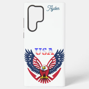 Coque Samsung Galaxy Aigle Américain USA Personnalisable