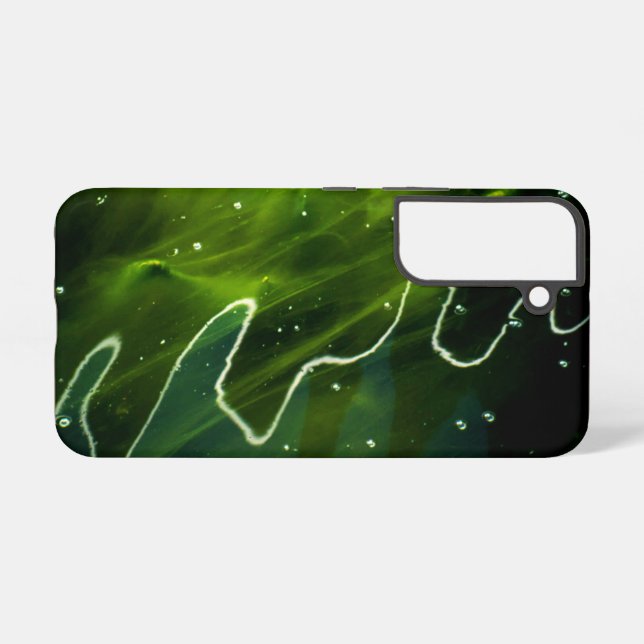 Coque Samsung Galaxy Algues vertes et eau sga (Verso Horizontal)