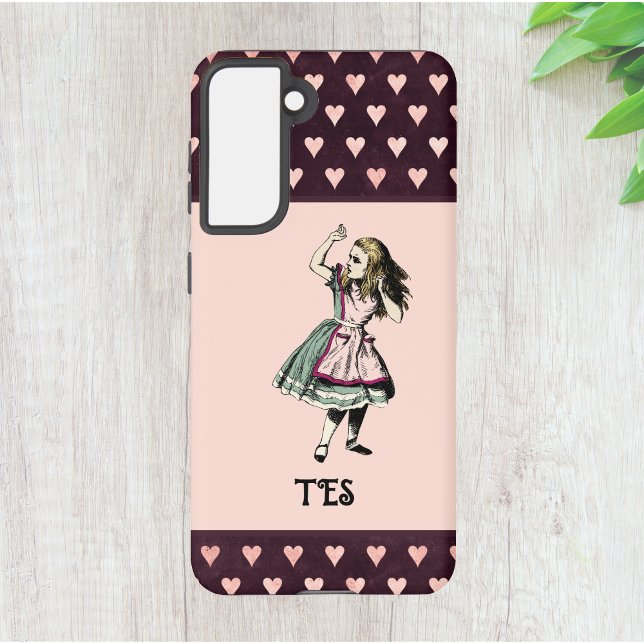 Coque Samsung Galaxy Alice au pays des merveilles Histoire de fées Mono (Créateur téléchargé)