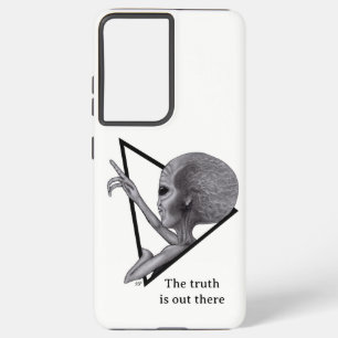 Coque Samsung Galaxy Alien gris, la vérité est là