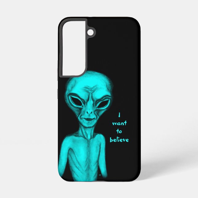 Coque Samsung Galaxy Alien, je veux croire (Verso)