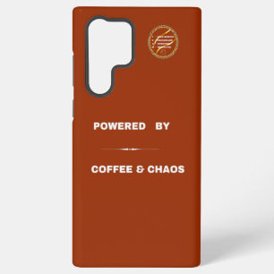 Coque Samsung Galaxy Alimenté par Coffee & Chaos – Samsung Galaxy S22 U