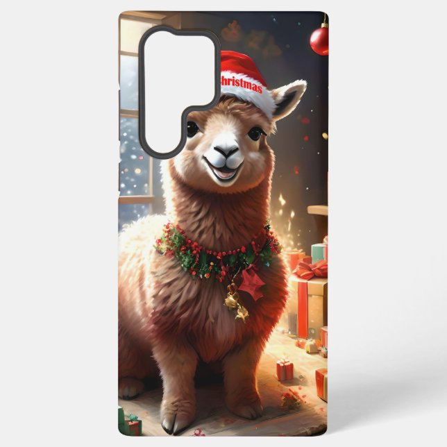 Coque Samsung Galaxy "Alpaca les Présents : Un Conte de Noël" (Verso)