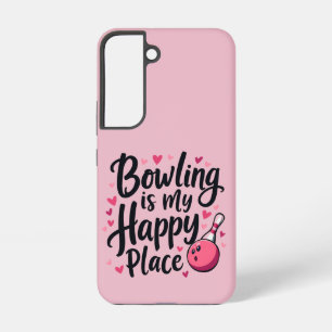Coque Samsung Galaxy Amateur de Bowling Design Rétro Mignon Sportif