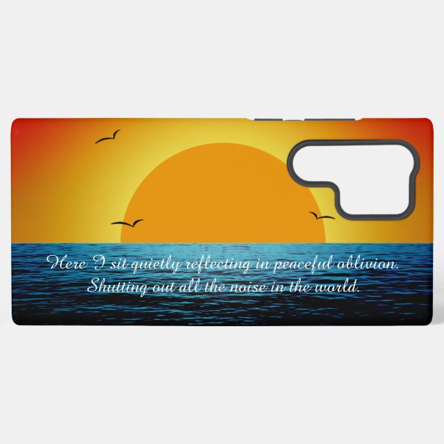 Coque Samsung Galaxy Âme de coucher de soleil (Verso Horizontal)