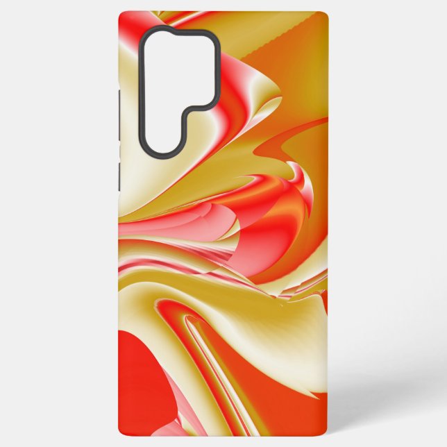 Coque Samsung Galaxy Amour et Or Abstrait 3D Rainbowart (Verso)