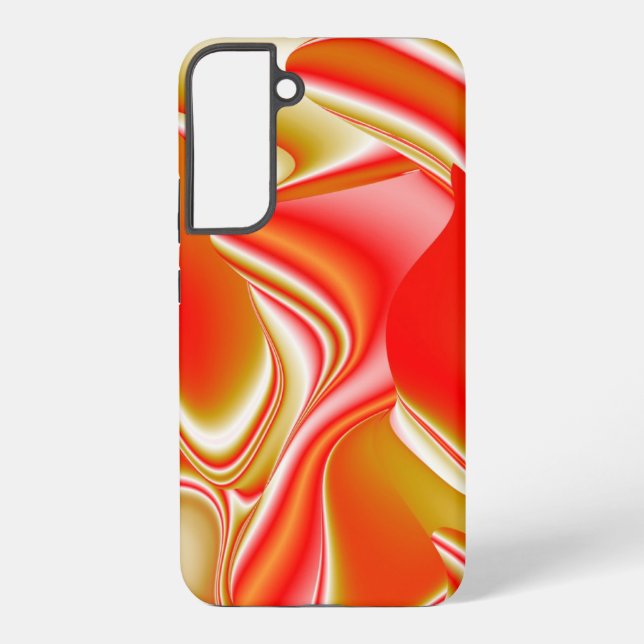 Coque Samsung Galaxy Amour et Or Abstrait 3D Rainbowart (Verso)