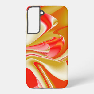Coque Samsung Galaxy Amour et Or Abstrait 3D Rainbowart