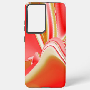 Coque Samsung Galaxy Amour et Or Abstrait 3D Rainbowart
