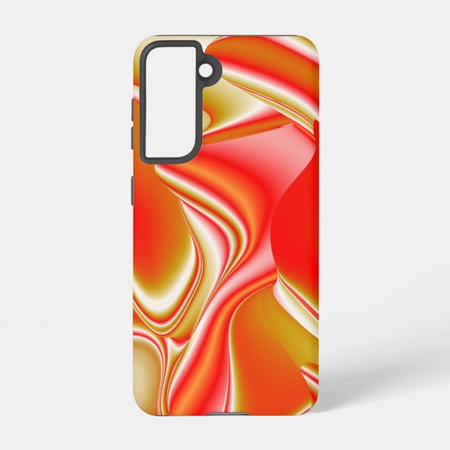 Coque Samsung Galaxy Amour et Or Abstrait 3D Rainbowart (Verso)