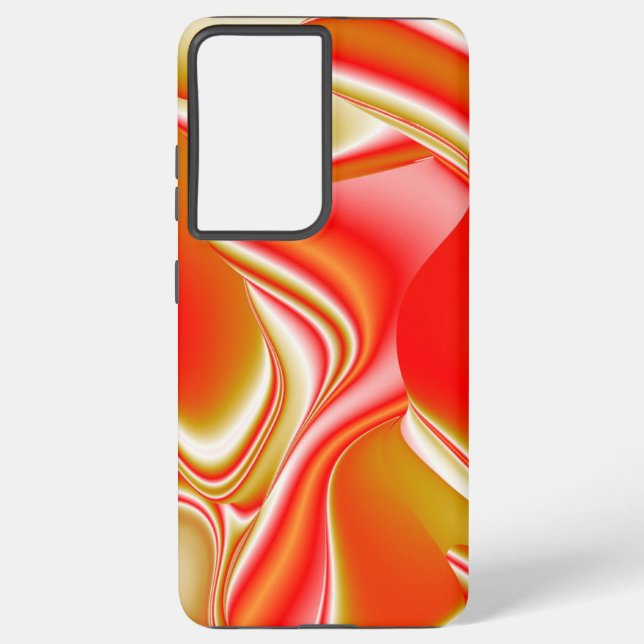 Coque Samsung Galaxy Amour et Or Abstrait 3D Rainbowart (Verso)