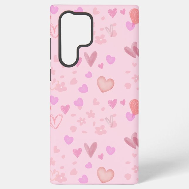 Coque Samsung Galaxy Amoureux aux Pêches (Verso)