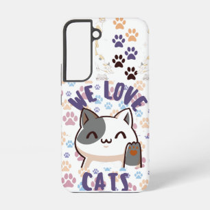 Coque Samsung Galaxy amoureux des chats