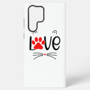 Coque Samsung Galaxy Amoureux Moderne des Chats Patte