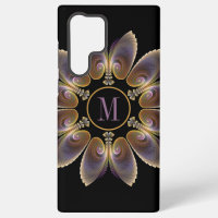 Ange Abstraite ailes Mandala Monogramme fractal