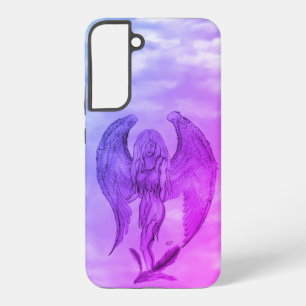 Coque Samsung Galaxy Ange dans le style de tatouage