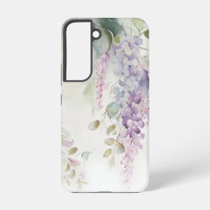 Coque Samsung Galaxy Aquarelle Delicée vintage Purple Wisteria