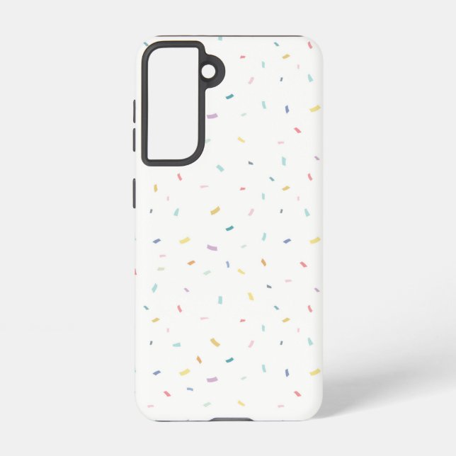 Coque Samsung Galaxy Aquarelle douce Motif Confetti (Verso)