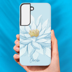 Coque Samsung Galaxy Aquarelle Pastel moderne Floral Girl
