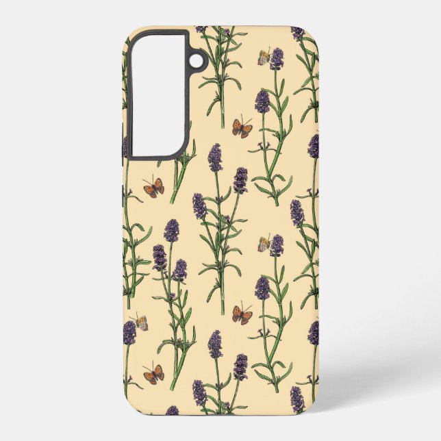 Coque Samsung Galaxy Aquarelle peinte à la main et motif d'encre avec l (Verso)
