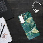 Coque Samsung Galaxy Aquarelle Vert et Or<br><div class="desc">Aquarelle Vert et or Samsung Galaxy S21 Coque</div>