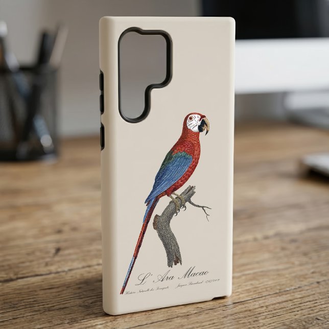 Coque Samsung Galaxy Ara chloroptère (Red-and-green Macaw, Ara chloropterus. Case)