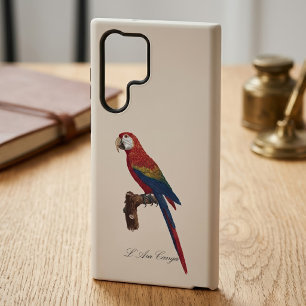 Coque Samsung Galaxy Ara rouge ou Ara macao, Ara macao