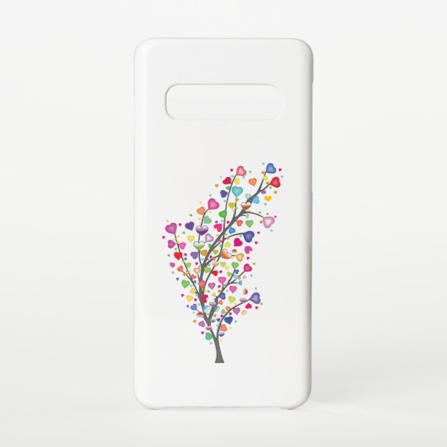 Coque Samsung Galaxy Arbre d'amour et d'harmonie (Dos)