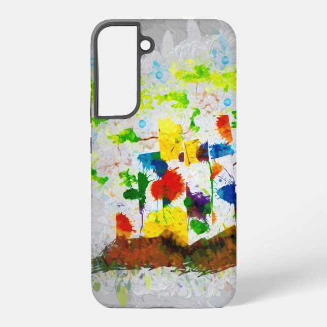 Coque Samsung Galaxy "Arbres à Imaginaires naturels" (Verso)