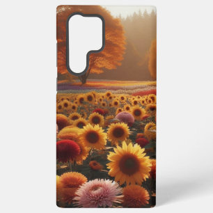Coque Samsung Galaxy Arbres d'automne/terrain avec maman