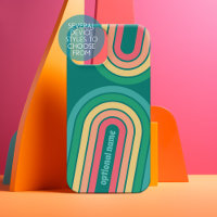 Arc de ligne rétro Pastel Arc-en-ciel Couleurs Nom