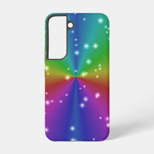 Coque Samsung Galaxy Arc en ciel avec étoiles