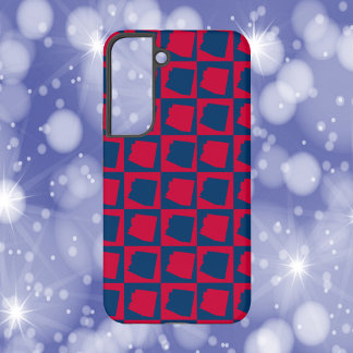Coque Samsung Galaxy Arizona Motif rouge et bleu