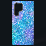 Coque Samsung Galaxy Arrière - plan de parties scintillant violet et bl<br><div class="desc">Image d'une texture de parties scintillant aux tons violet,  bleu et vert.</div>