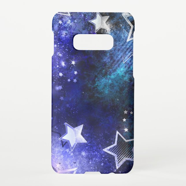 Coque Samsung Galaxy Arrière - plan spatial avec étoiles (Dos)