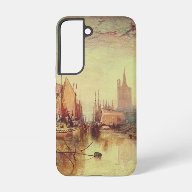 Coque Samsung Galaxy Arrivée d'un bateau à vapeur par Joseph Turner (Verso)