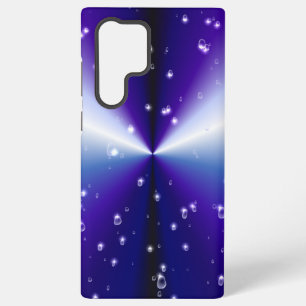 Coque Samsung Galaxy Arrosage avec étoiles sur bleu violet noir arc-en-