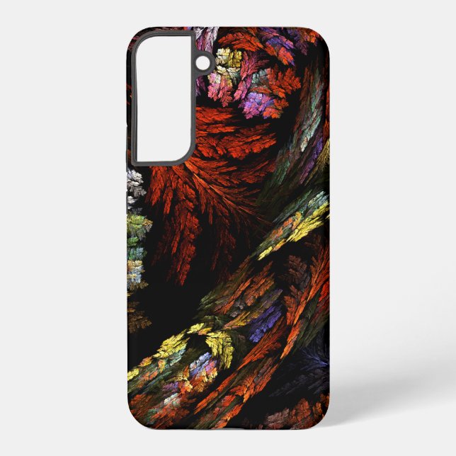 Coque Samsung Galaxy Art abstrait d'harmonie des couleurs (Verso)
