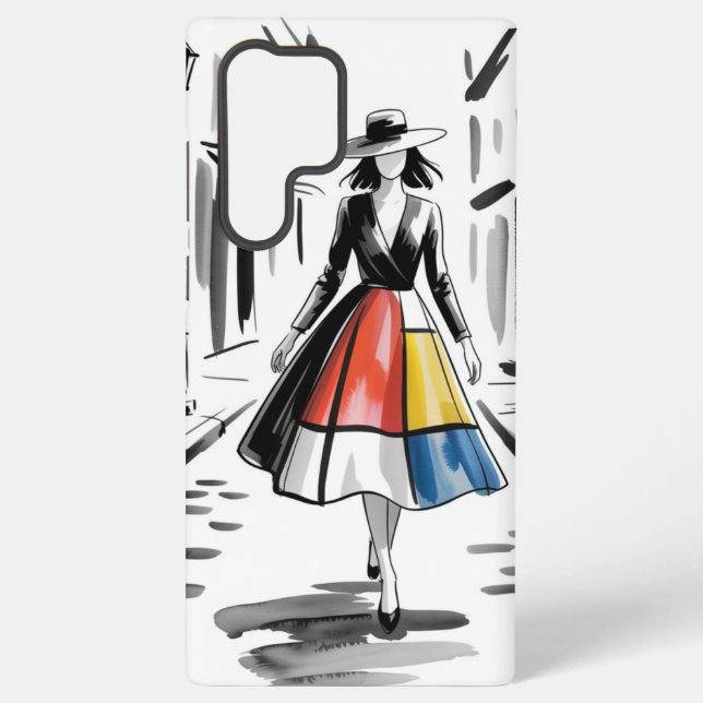 Coque Samsung Galaxy Art Chic de Ville (Verso)