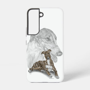 Coque Samsung Galaxy Art de chien Greyhound brindle