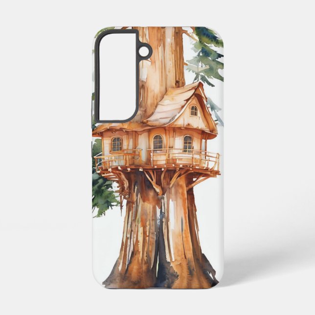 Coque Samsung Galaxy Art de conception de l'aquarelle de l'entrepôt Whi (Verso)