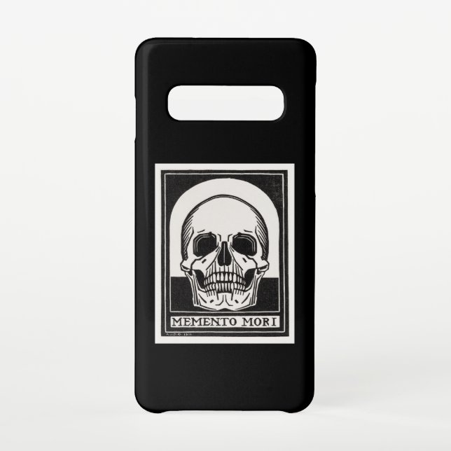 Coque Samsung Galaxy Art de crâne Memento Mori (Dos)
