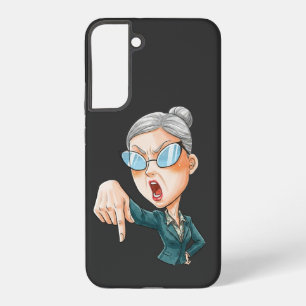 Coque Samsung Galaxy Art de femme en colère expressive