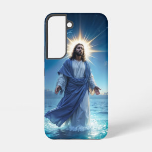 Coque Samsung Galaxy art de la grâce et de la sérénité du Messie Jésus-
