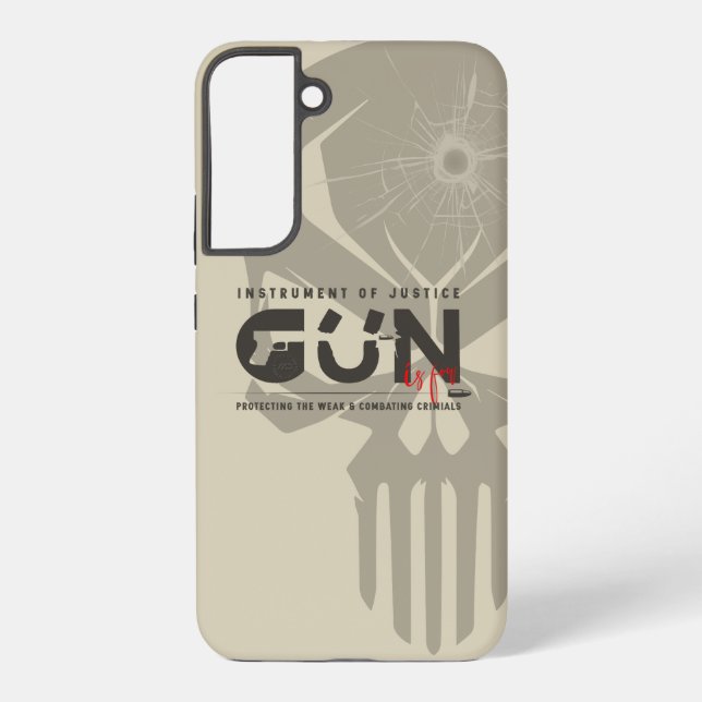 Coque Samsung Galaxy Art de monogramme de pistolet | (Verso)